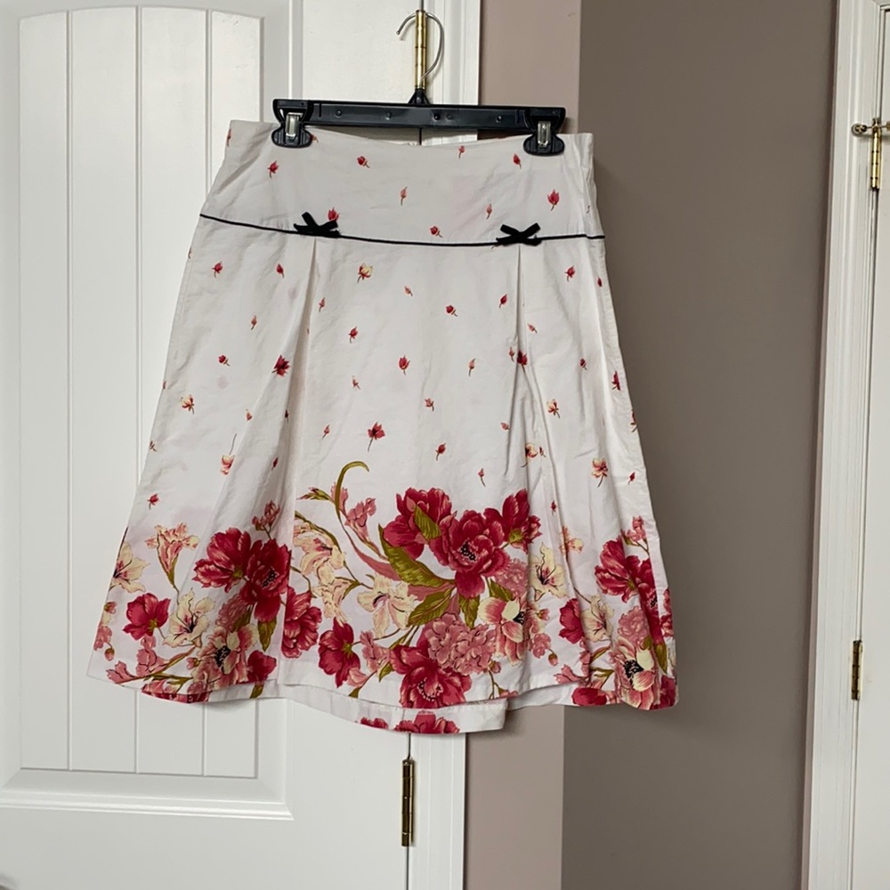 Speechless Flower Midi Skirt